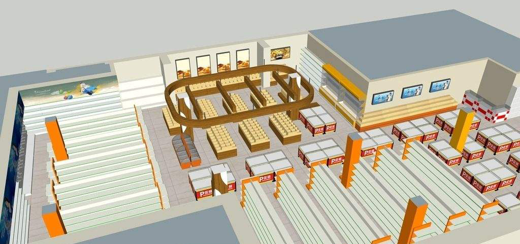 超市裝修設計預防死角